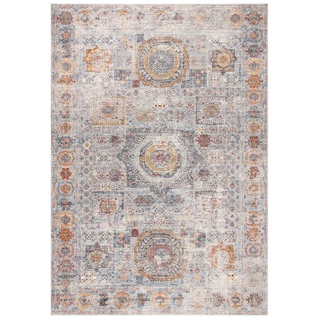 Safavieh 5 ft.1 in. x 7 ft.6 in. Rectanglar History 500 Rug Light Grey & Gold HIS599E-5